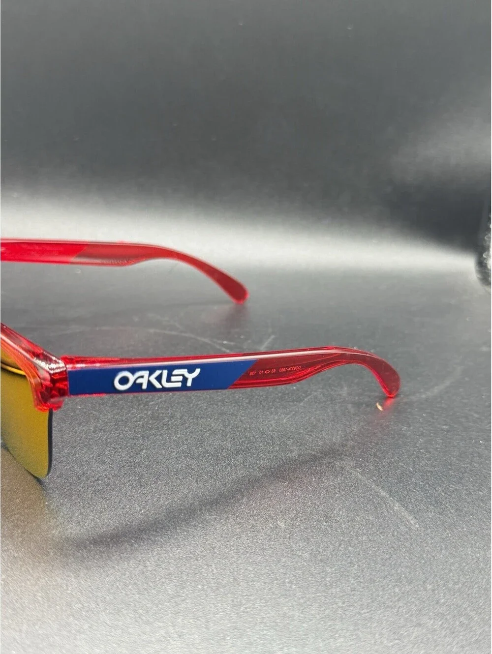 Oakley Frogskin Lite Crystal Red w/ Prizm Ruby Iridium Lenses New